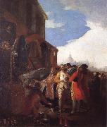Francisco Goya Fair of Madrid oil painting artist